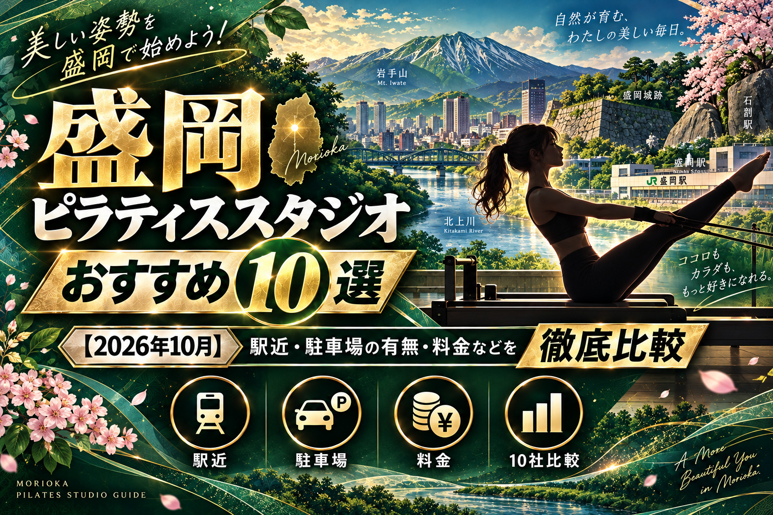 盛岡のピラティススタジオおすすめ10選のサムネイル画像